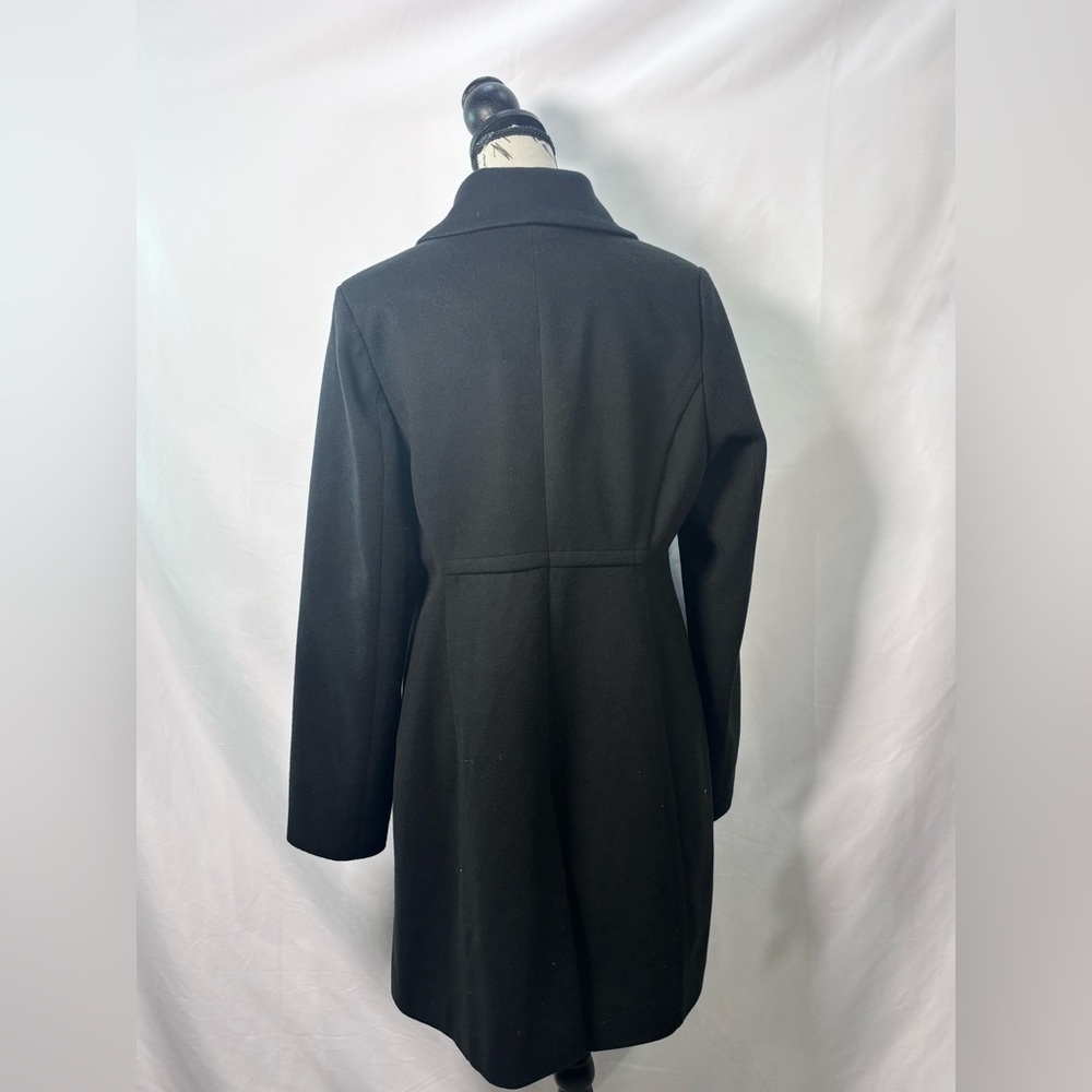 Elegant Black Women's Trench Coat - Picture 6 of 12
